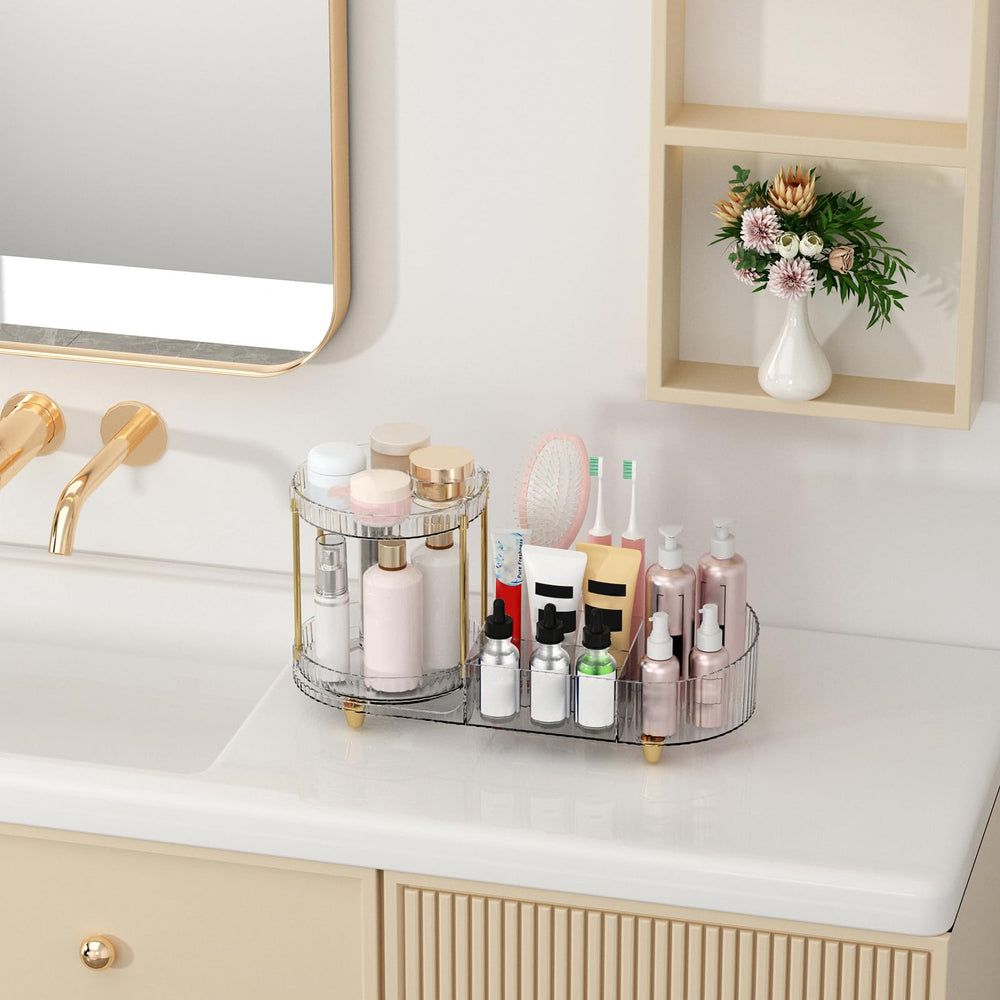 Jywantful easy assembly vanity organizer installs in seconds for instant use