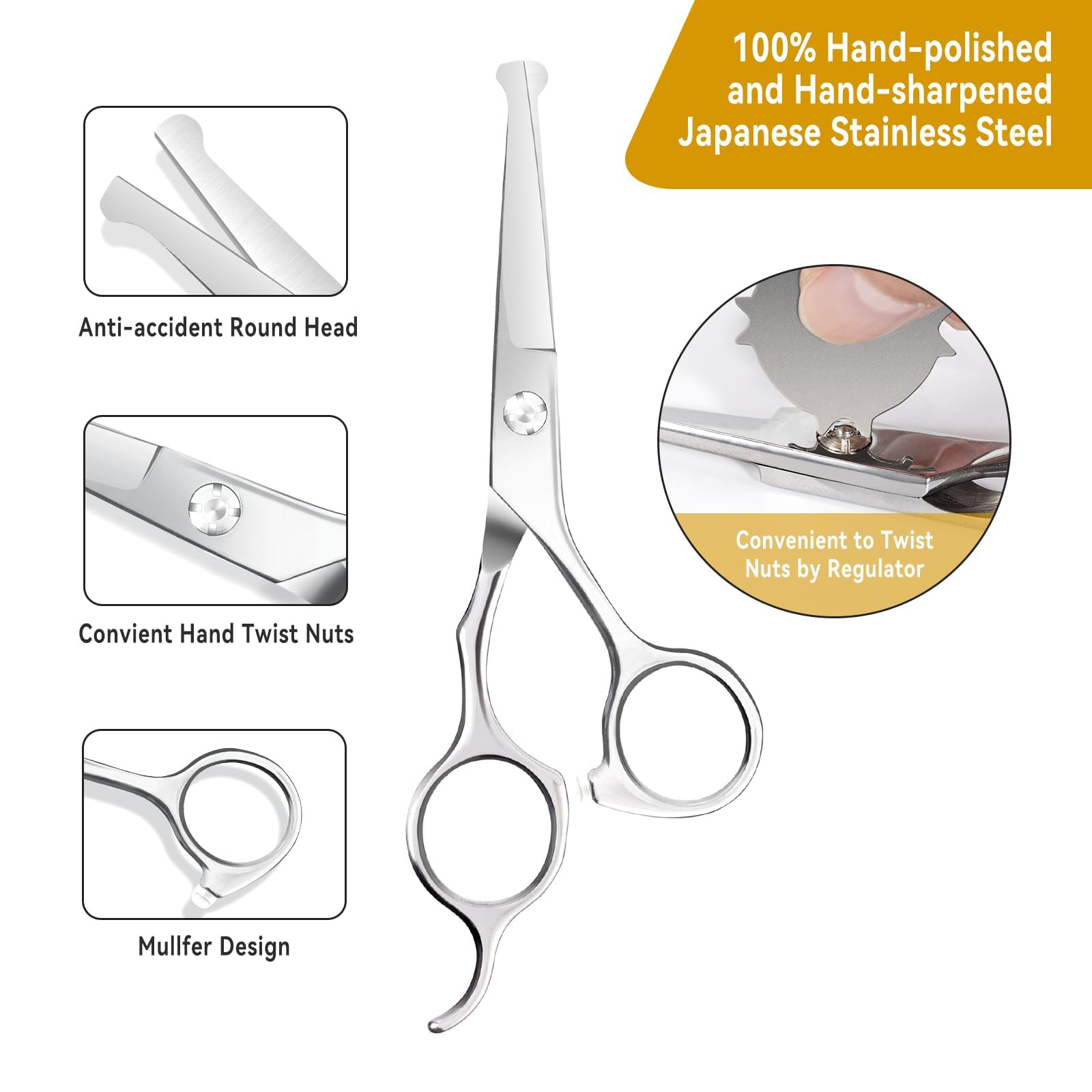 K KaCaKaCa lightweight ergonomic design shown in hand for long, comfortable trimming.