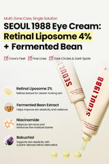 K-SECRET SEOUL 1988 retinal liposome bottle highlights advanced delivery for smoother application.