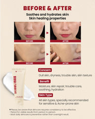 K-SECRET Seoul 1988 Snail Mucin 93% Cream application swatch for skincare routine