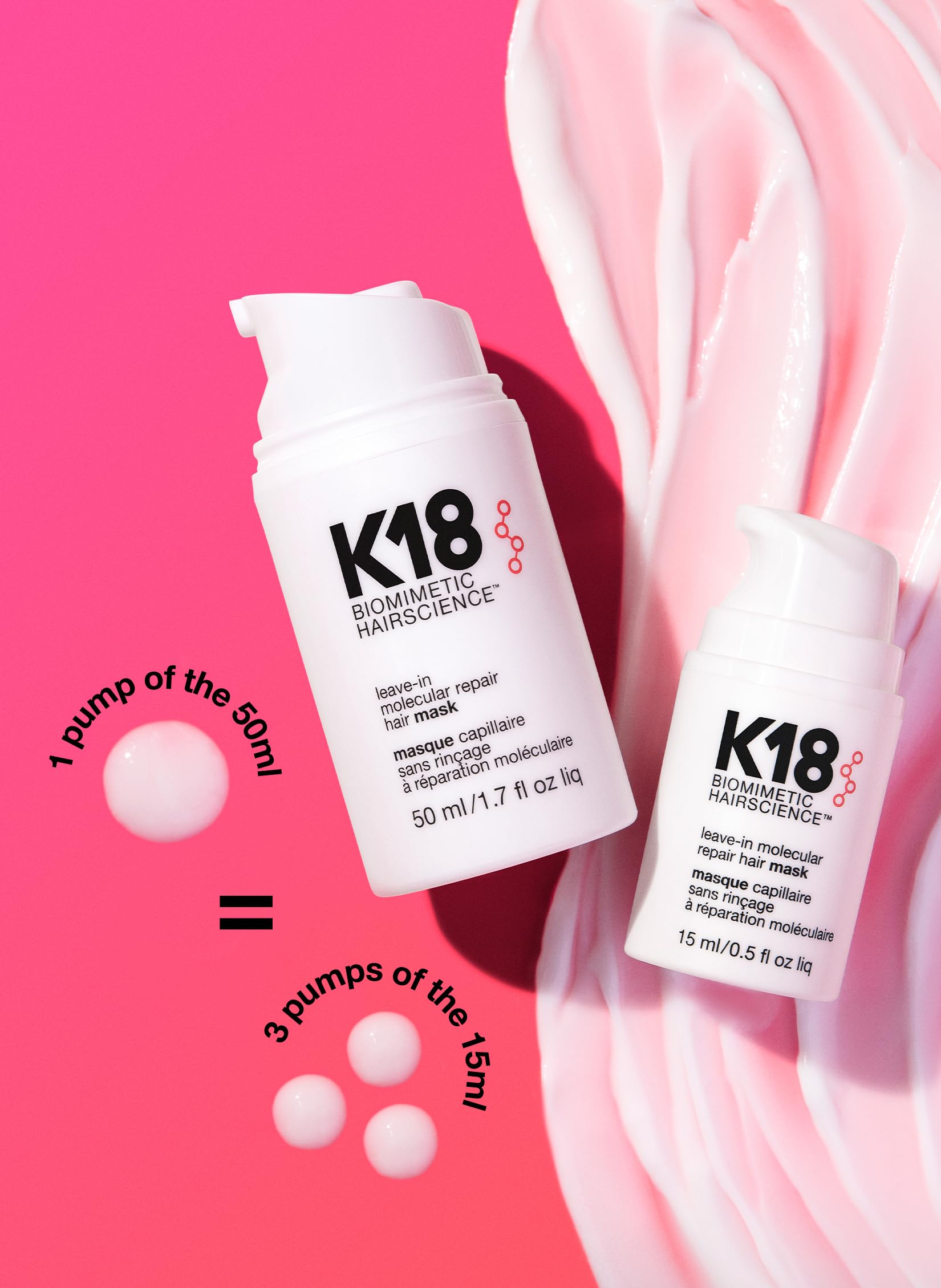 K18 before-after hair renewal demonstrates visible improvement