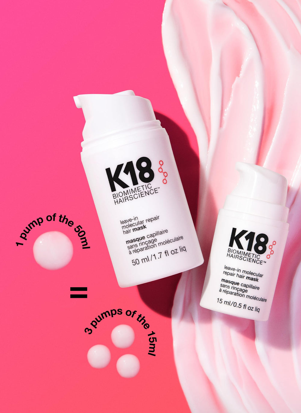 K18 before-after hair renewal demonstrates visible improvement