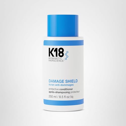 K18 Damage Shield shelf display image conveys premium protective routine