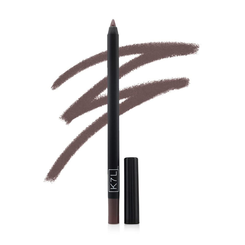 K7L Dark Brown Eyeliner waterproof wear stays put through daily activity.
