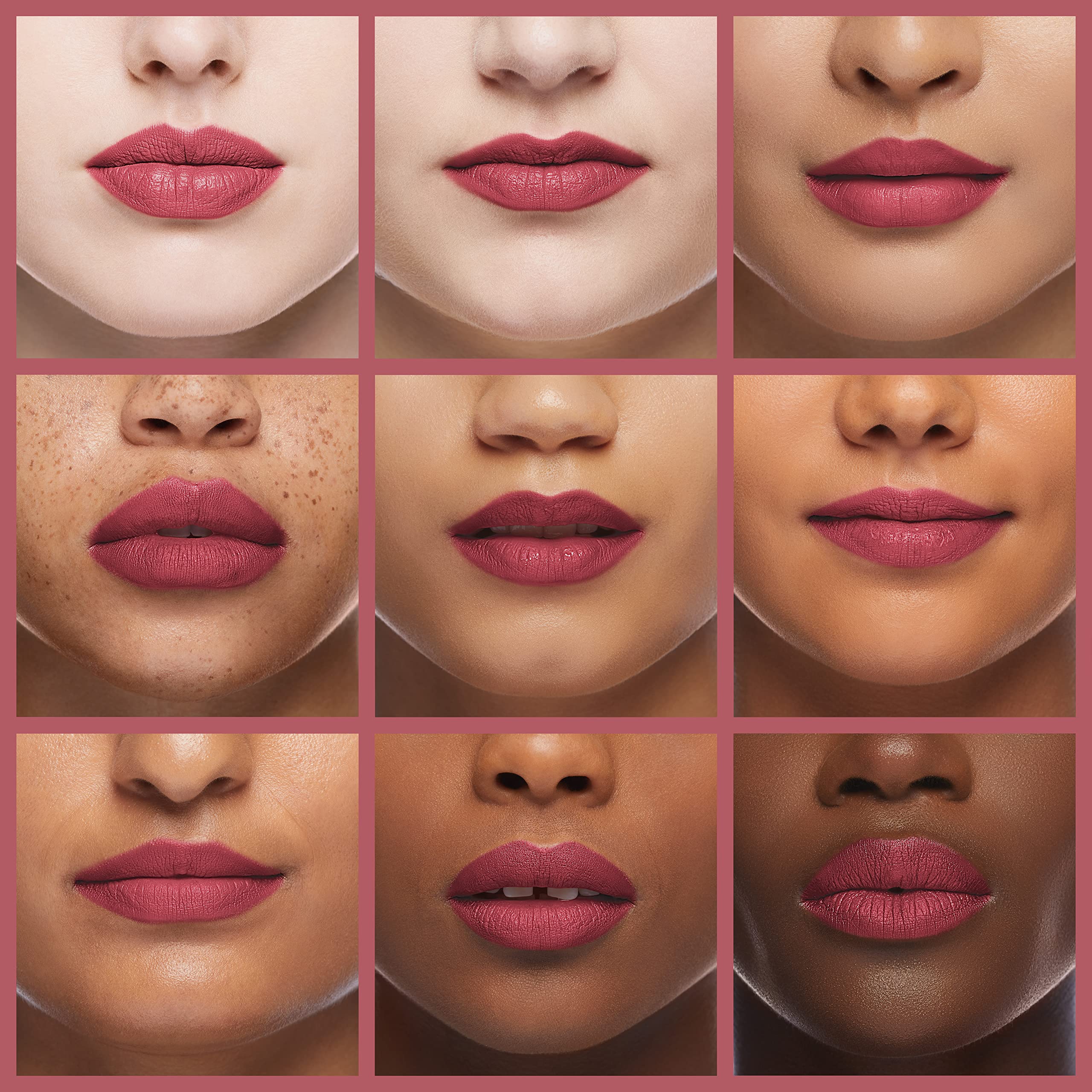 K7L Buff lipliner on lips offers full-coverage, fade-resistant color