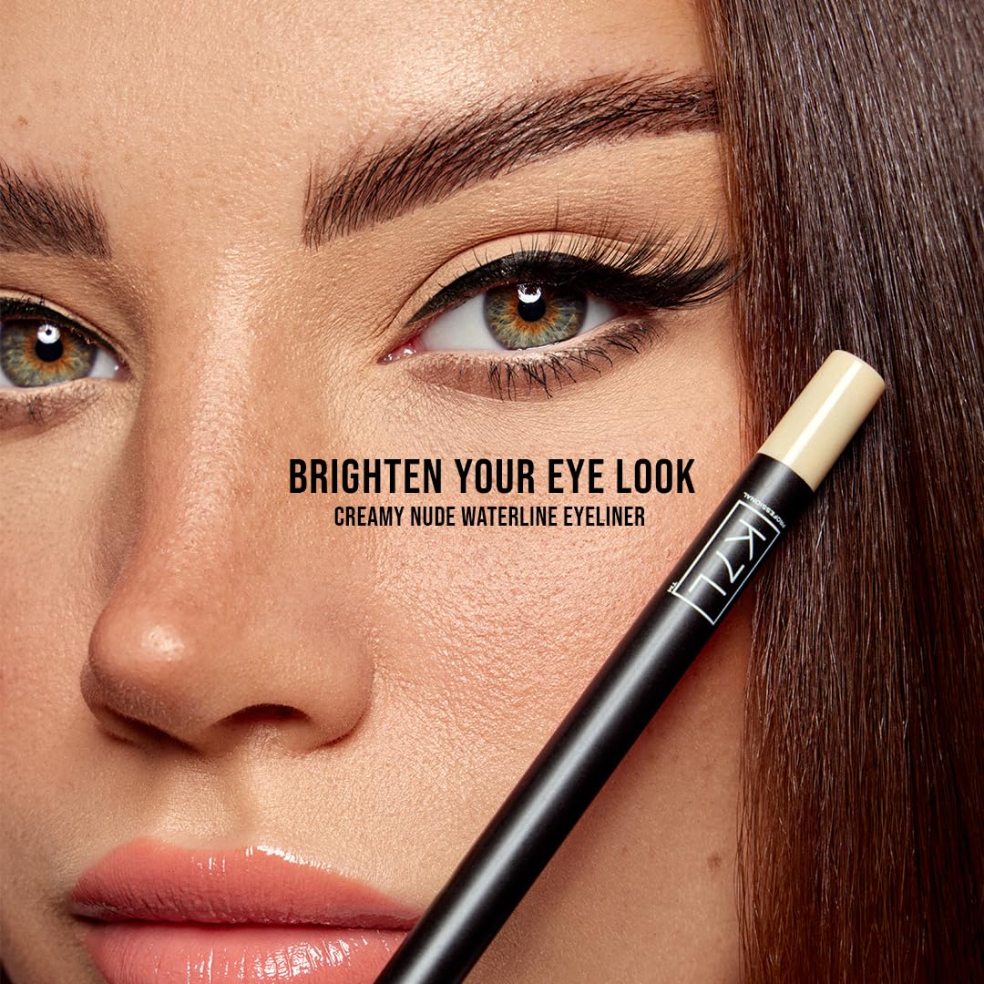 K7L Nude Eyeliner creamy formula delivers smooth glide for all-day smudge-proof wear