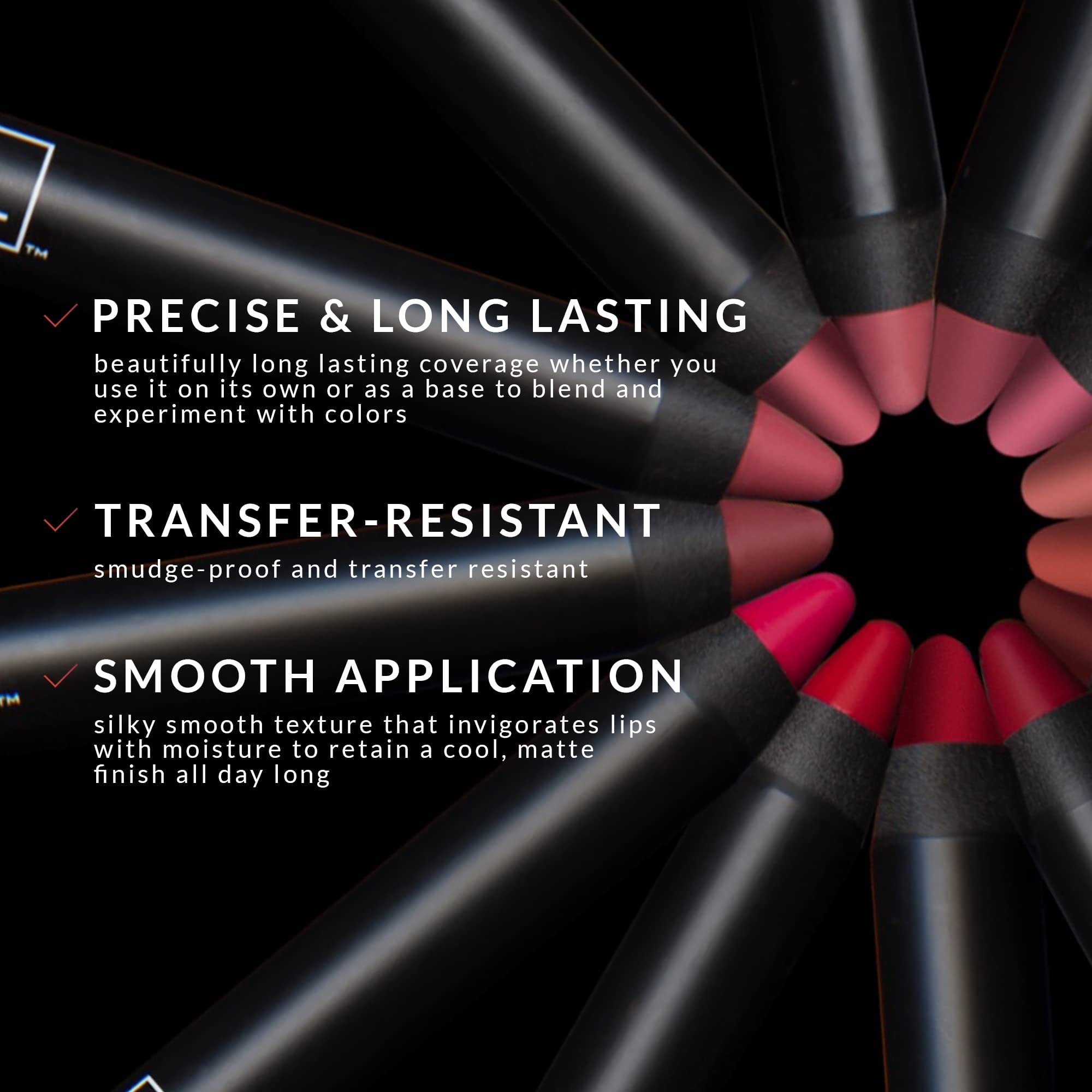 K7L precise lip crayon application outlining lips