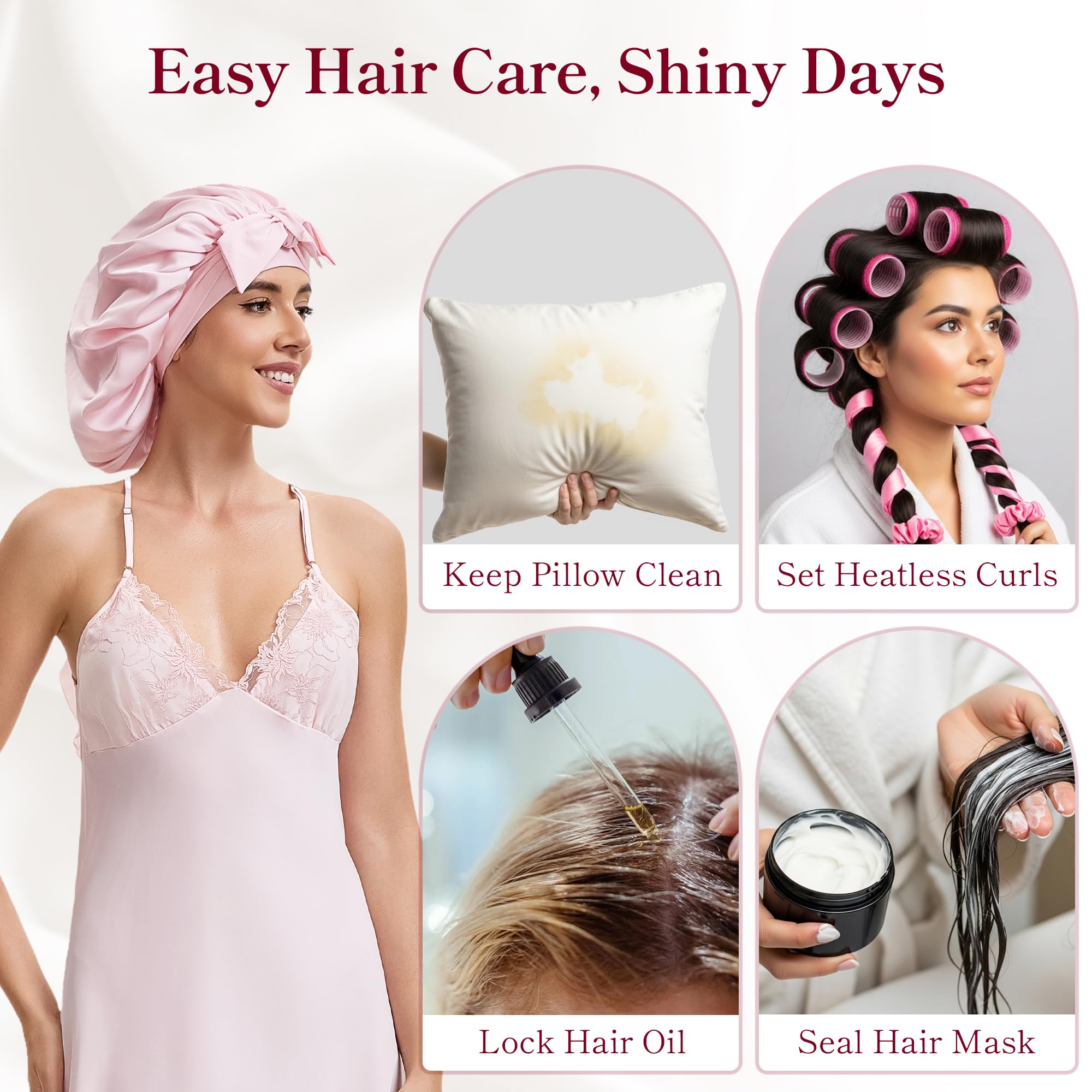 KAAHYNNO reversible two-way design bonnet offering two styles in one