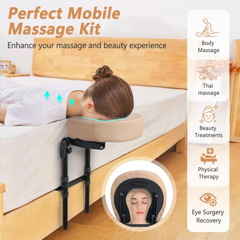 KAAMOS memory foam face pillow delivers gentle, slow rebound comfort
