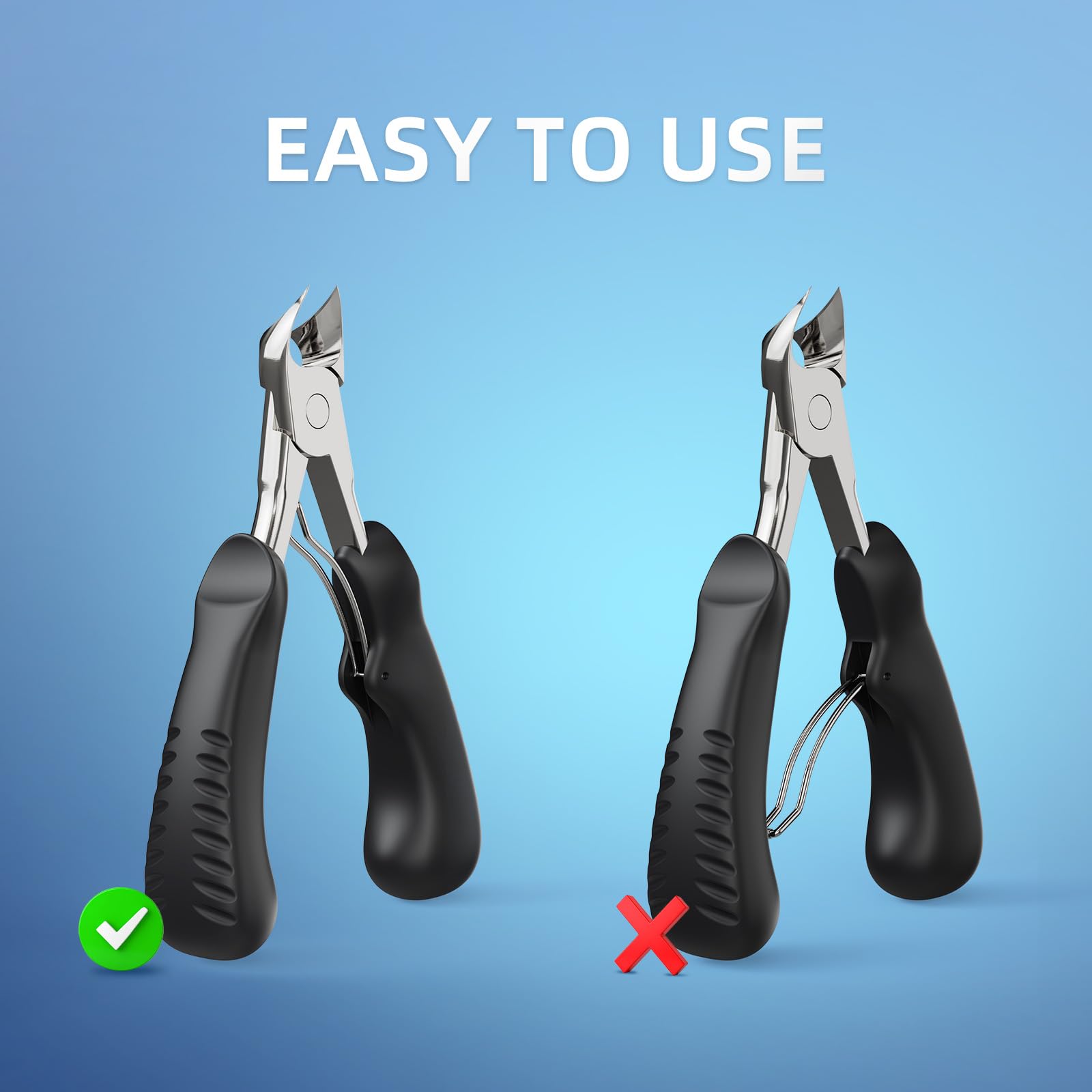Kaasage nail clipper hard case packaging enhances gift appeal.