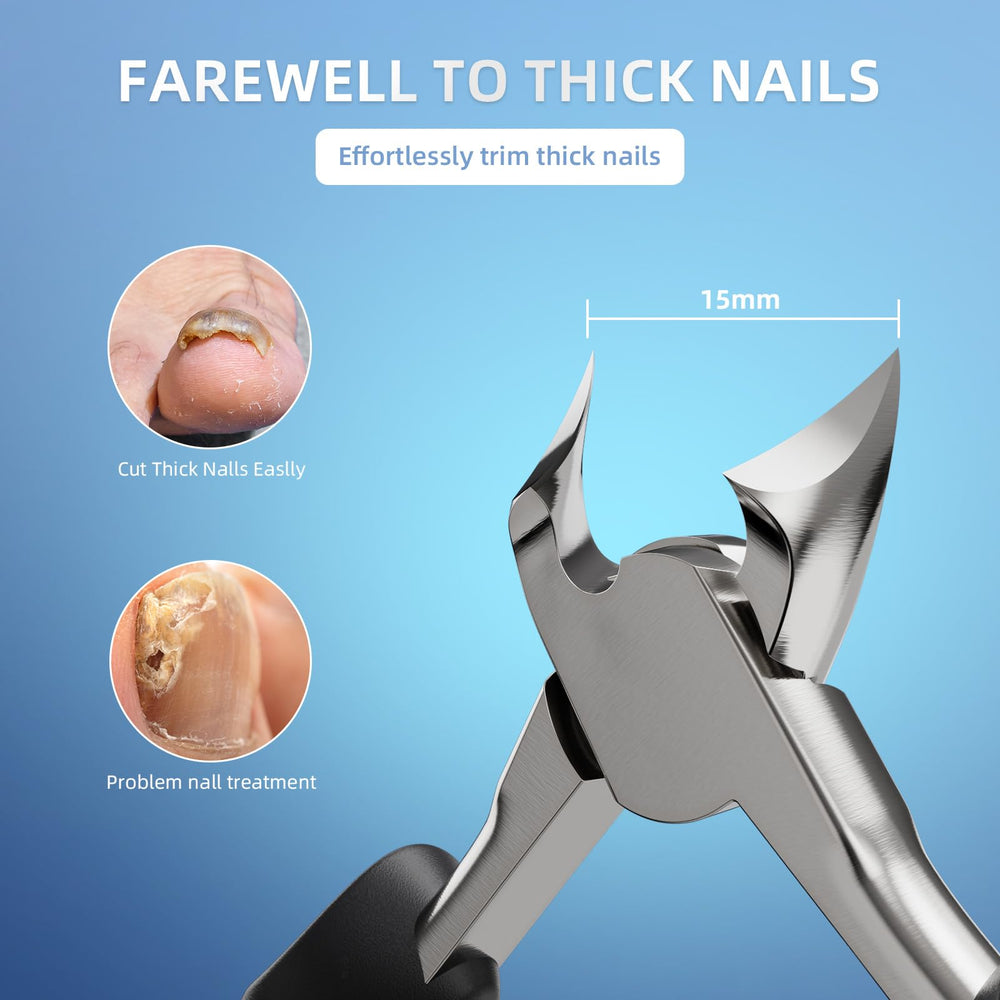 Kaasage nail clipper safety spring enables safe use and storage.