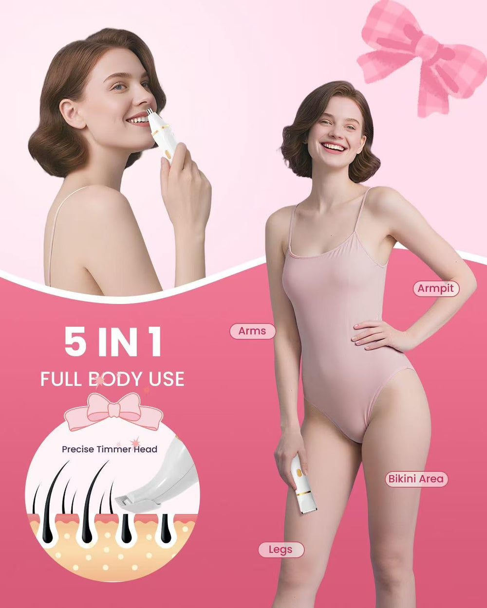 Kabowa Bikini Trimmer body-trimmer – versatile body grooming.