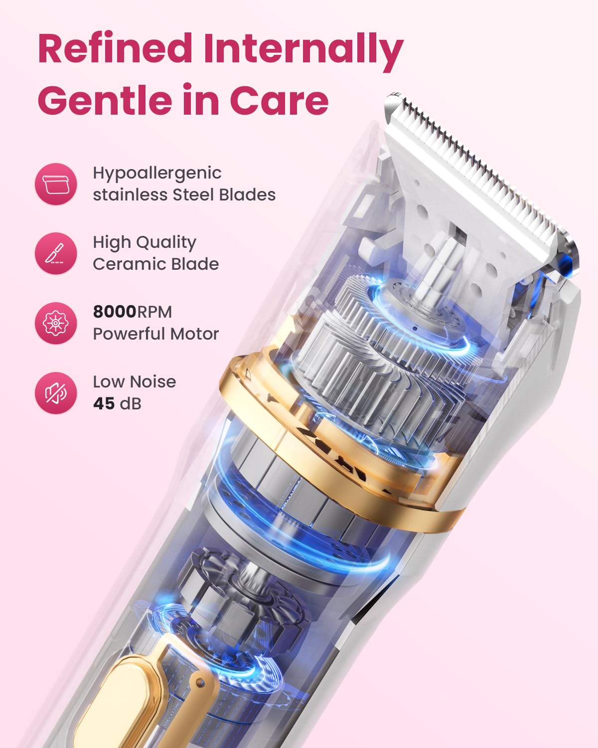 Kabowa Bikini Trimmer facial-trimmer – gentle facial hair removal.