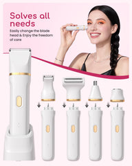 Kabowa Bikini Trimmer heads collection – interchangeable tools for precise trimming.