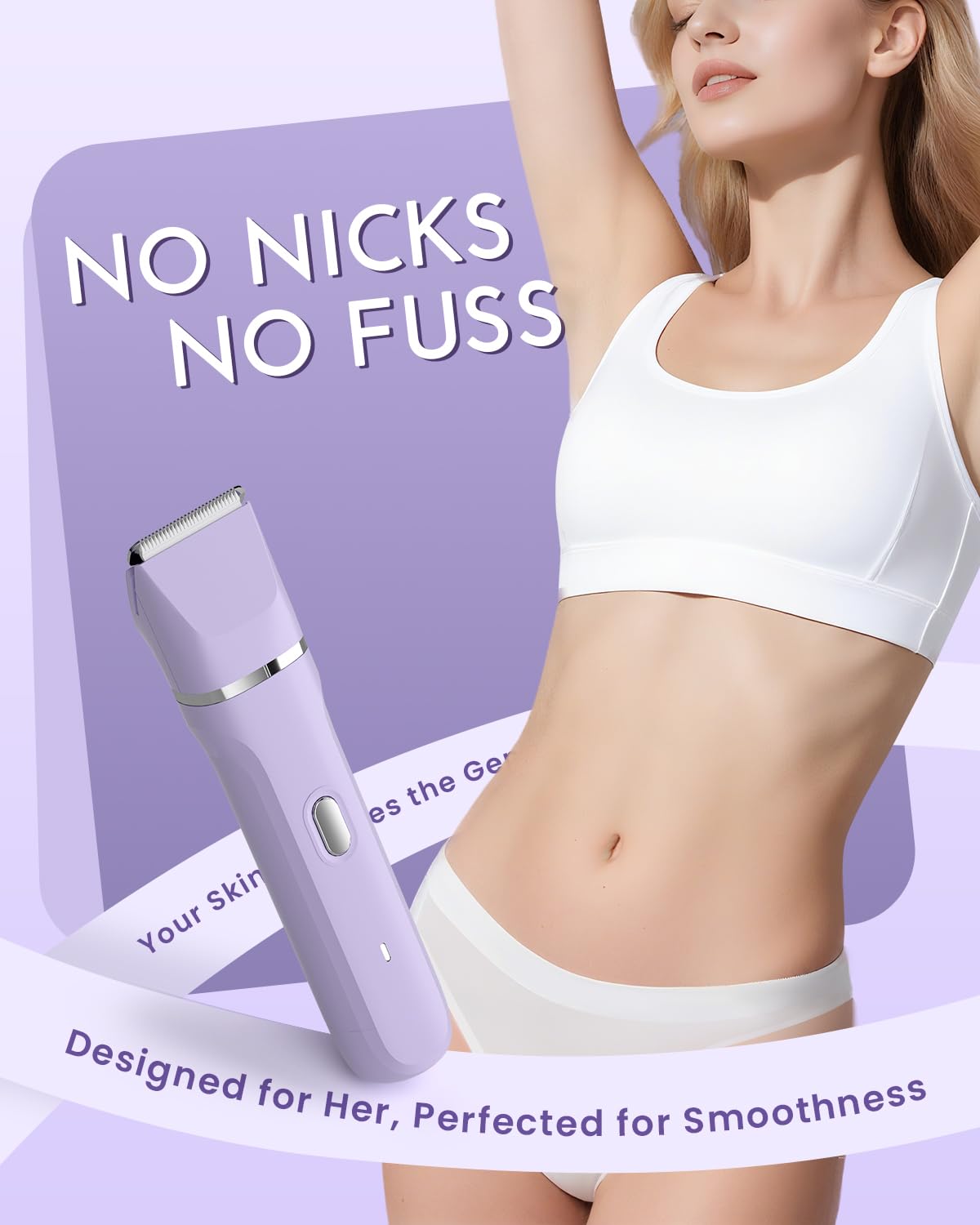 Kabowa bikini-trimmer portable-travel-friendly design fits in any bag.