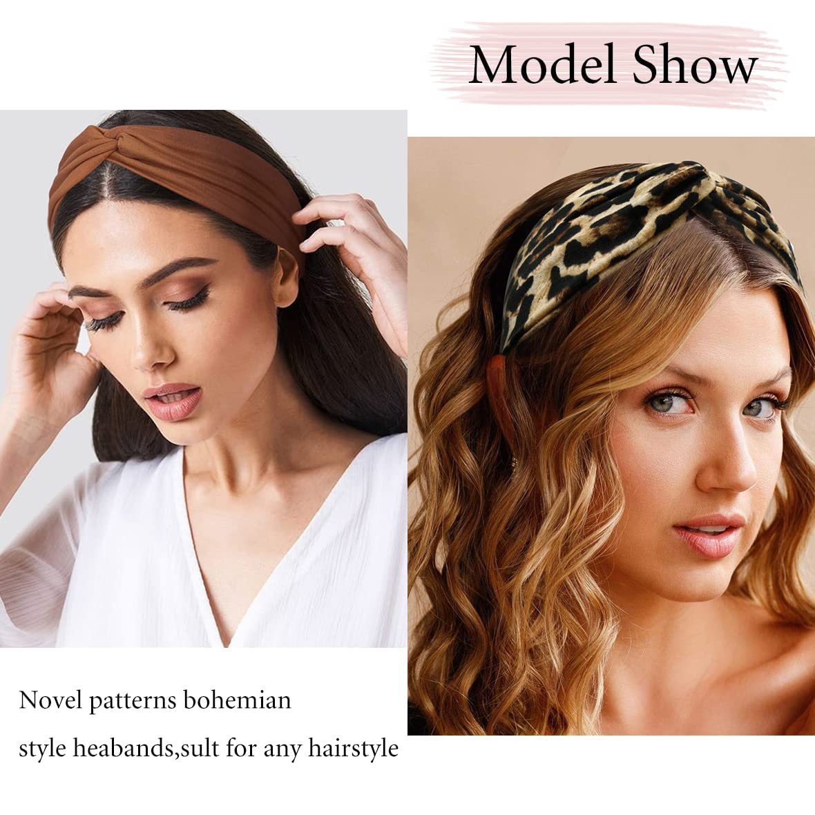 Kachanaa elastic-fit headband demonstrates adjustable comfort without pressure