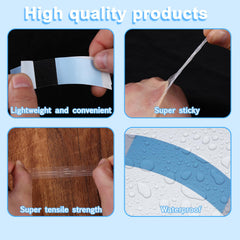 Kachanaa waterproof hold tape provides durable attachment through daily activities.