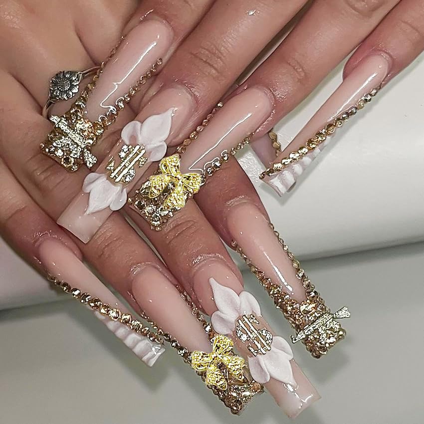 KACHIMOO bow nail charms inspiration for creative nail art ideas.