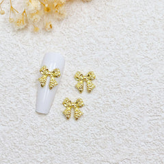 KACHIMOO bow nail charms packaging display shows 40-piece set.