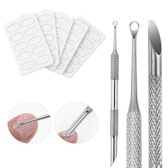 KACHIMOO dual-ended cuticle pusher: precise nail prep