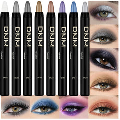 Kaely 8Pcs Cream Eyeshadow Stick set in white matte for smooth base and quick blending