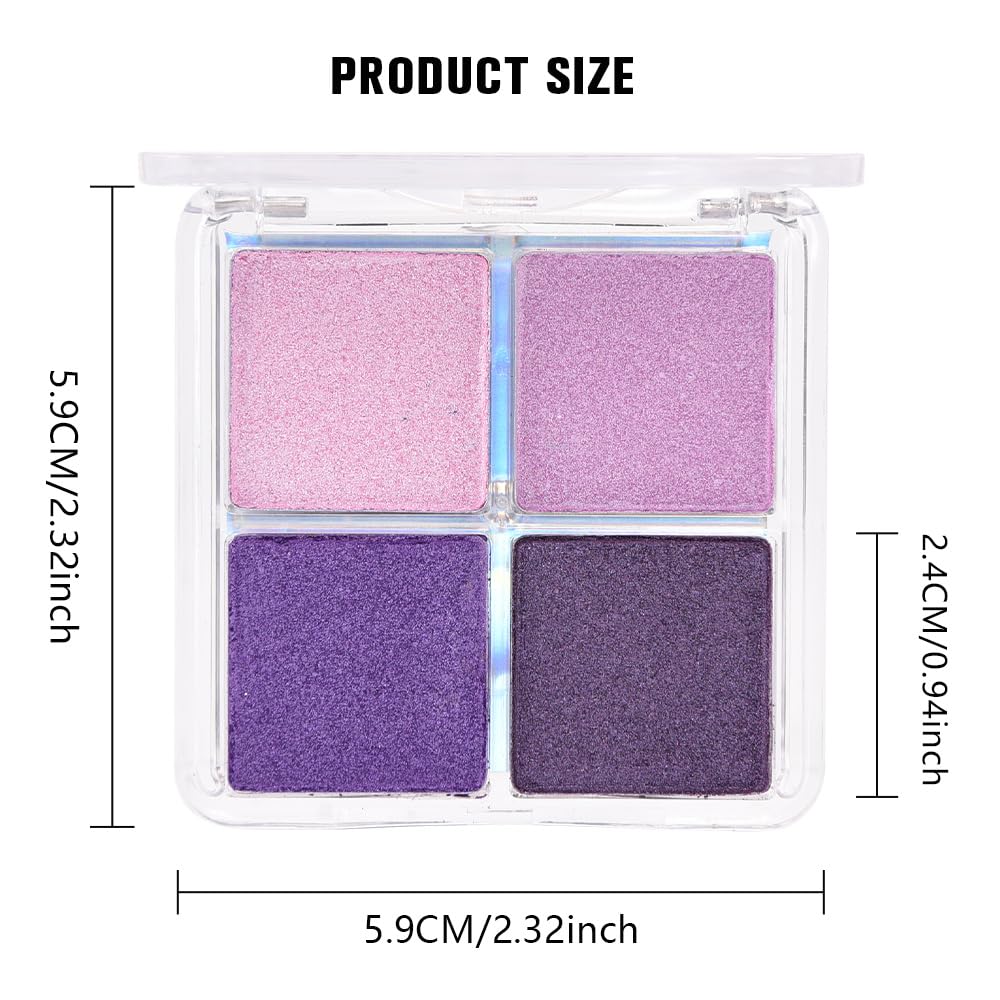 Kaely Powder Eyeshadow Quad cruelty-free vegan formula