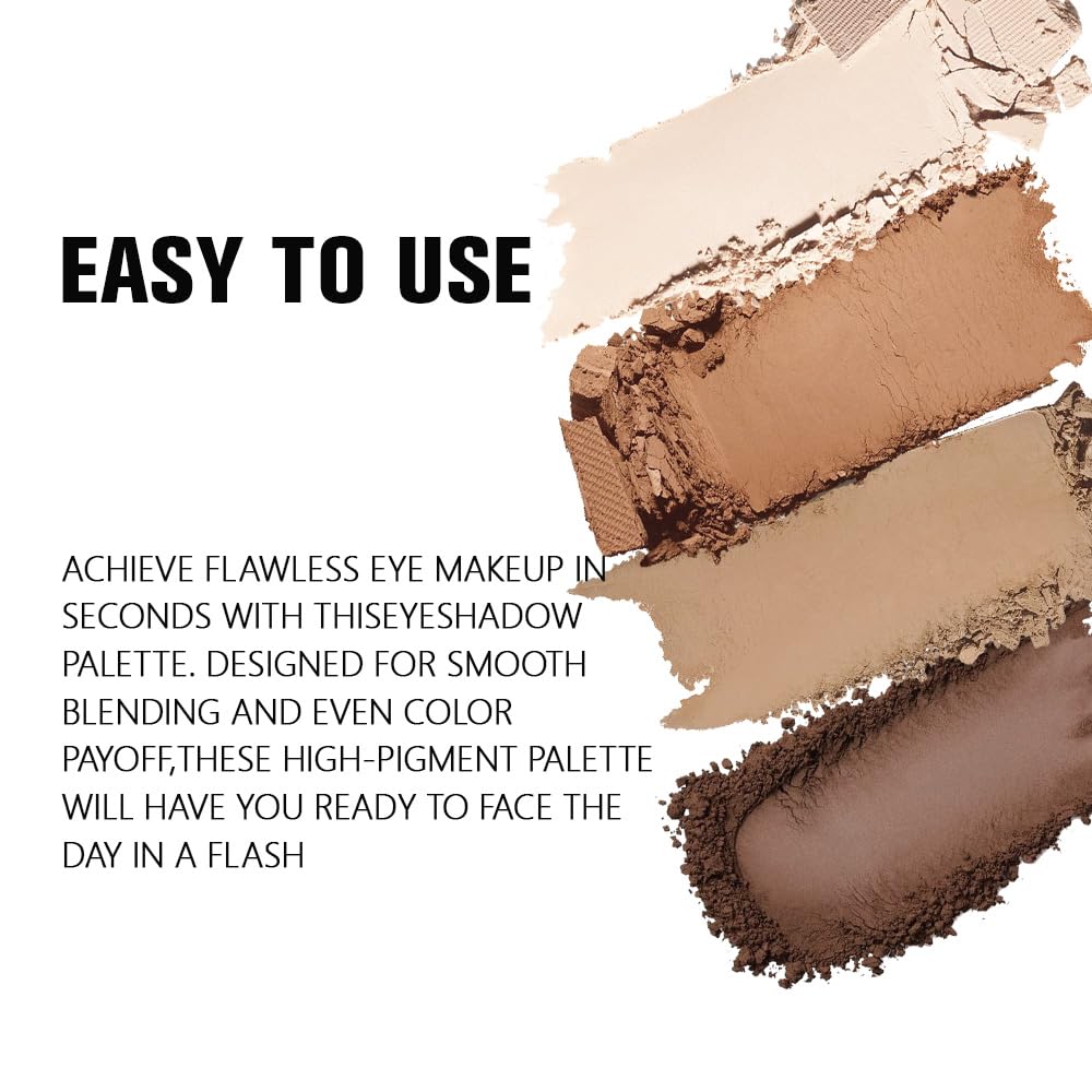 Kaely Powder Eyeshadow Quad packaging displays cruelty-free branding.