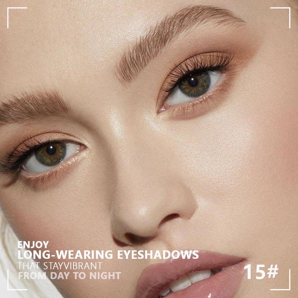 Kaely Powder Eyeshadow Quad close-up texture reveals velvety blendable finish.
