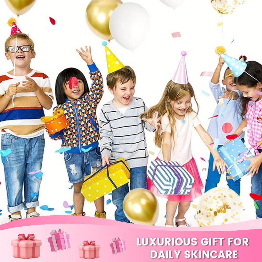 Kaely spa party favors pack; colorful masks for celebrations and gifting