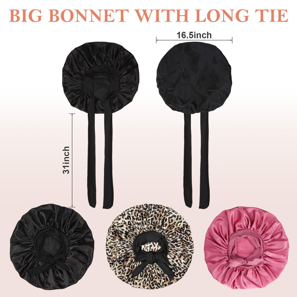 Kafteri washable durable satin bonnet maintains color and shine after use