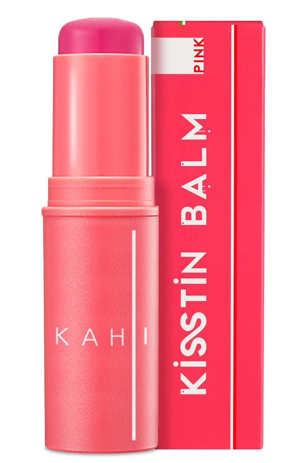 KAHI Kisstin Balm stick application showcases a smooth, hydrating base for everyday makeup.