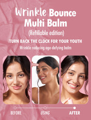 KAHI Wrinkle Bounce Multi Balm neck application smooths and supports a youthful jawline