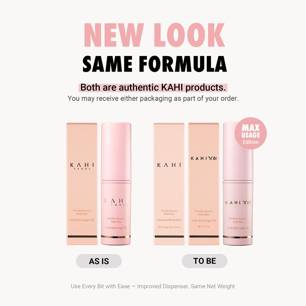 KAHI Wrinkle Bounce Multi Balm Stick on-face use highlights hydration and refined pores.