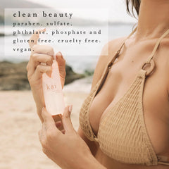 Kai Body Glow Rose on forearm reveals subtle radiant glow