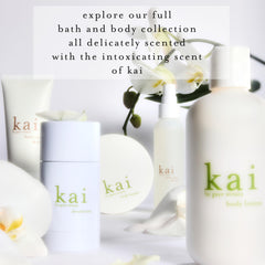 kai body lotion gardenia-scent close-up evokes Hawaii memories and daily ritual