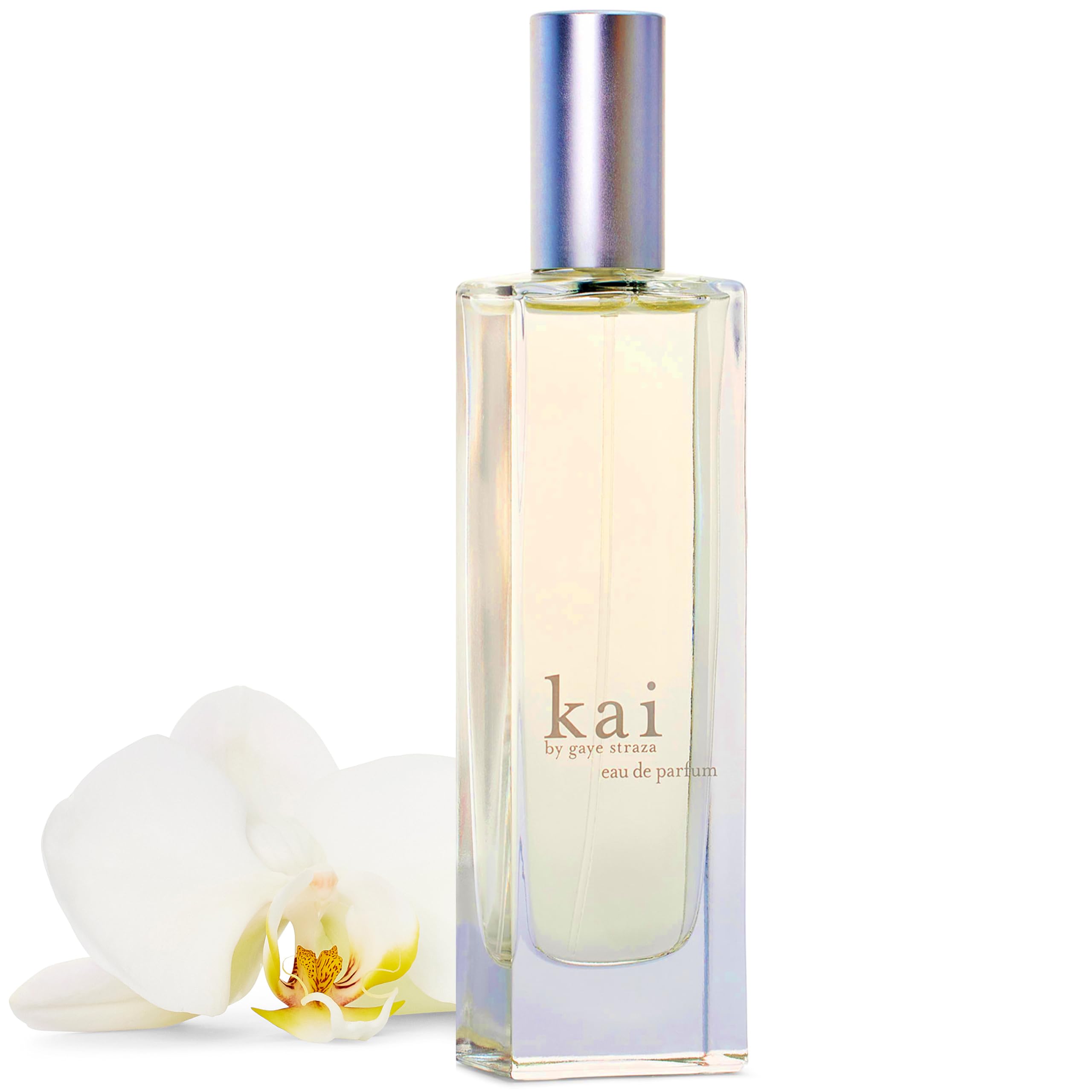 Kai eau de parfum bottle front with minimalist packaging for everyday elegance.