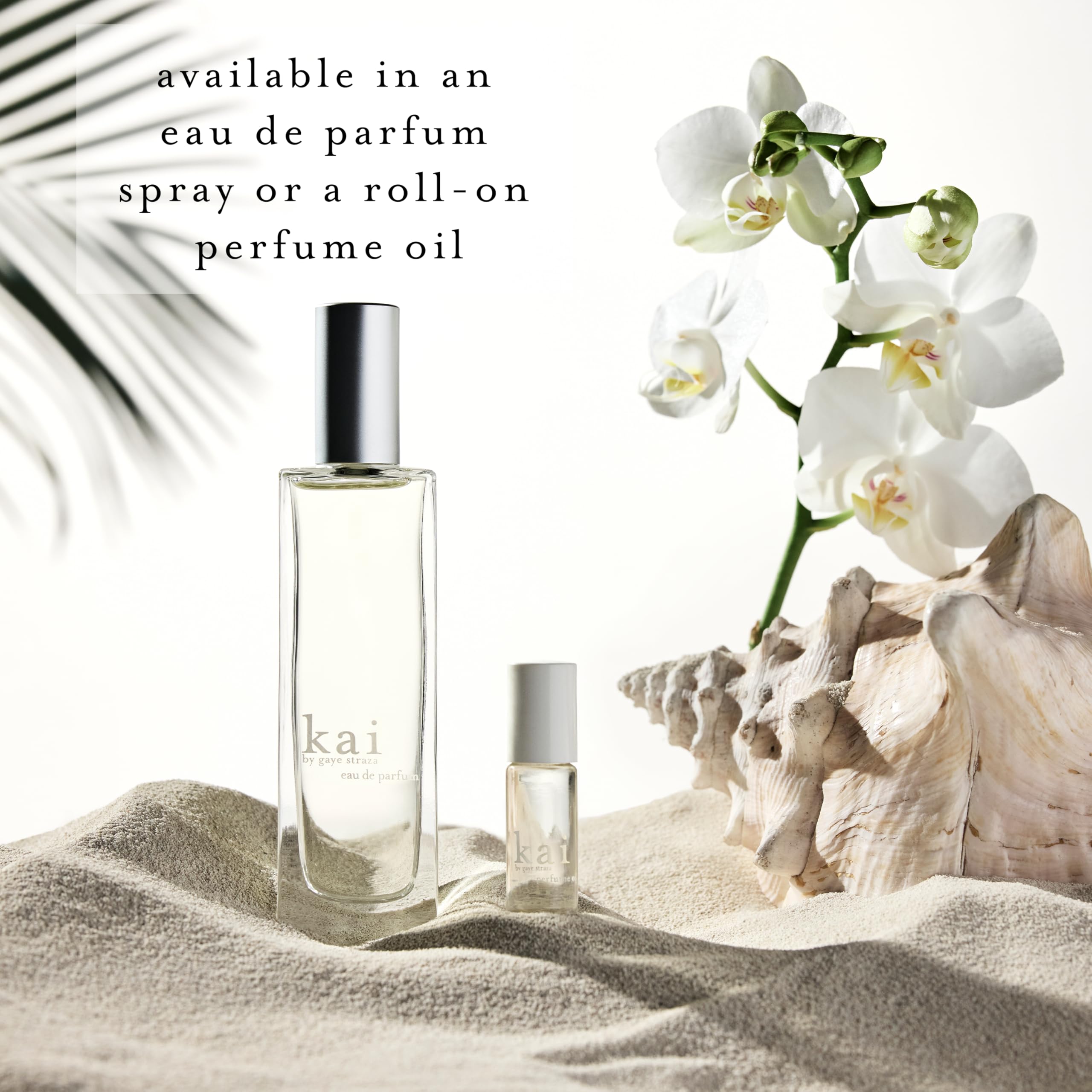 Kai eau de parfum packaging minimalist view demonstrates clean, modern presentation.