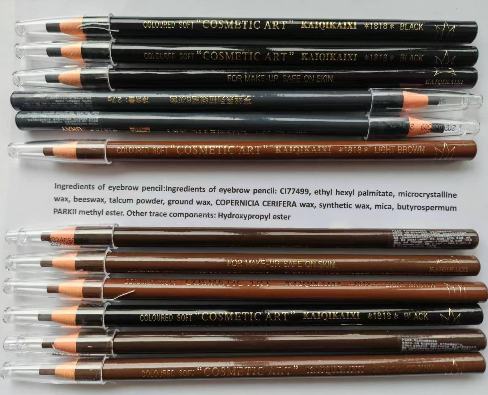 KAIQI Eyebrow Pencils natural-brow outline in action for defined looks