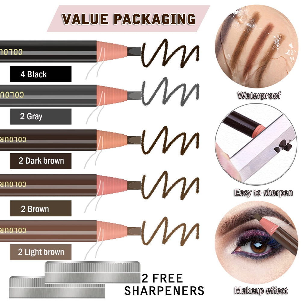 KAIQI Eyebrow Pencils Tips closeup for precise brow shaping