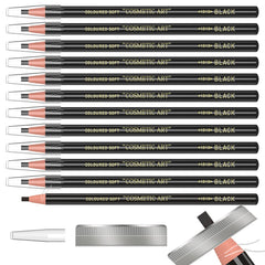 KAIQIKAIXI 12-piece eyebrow pencil set packaging, gift-ready and stylish for beauty enthusiasts.