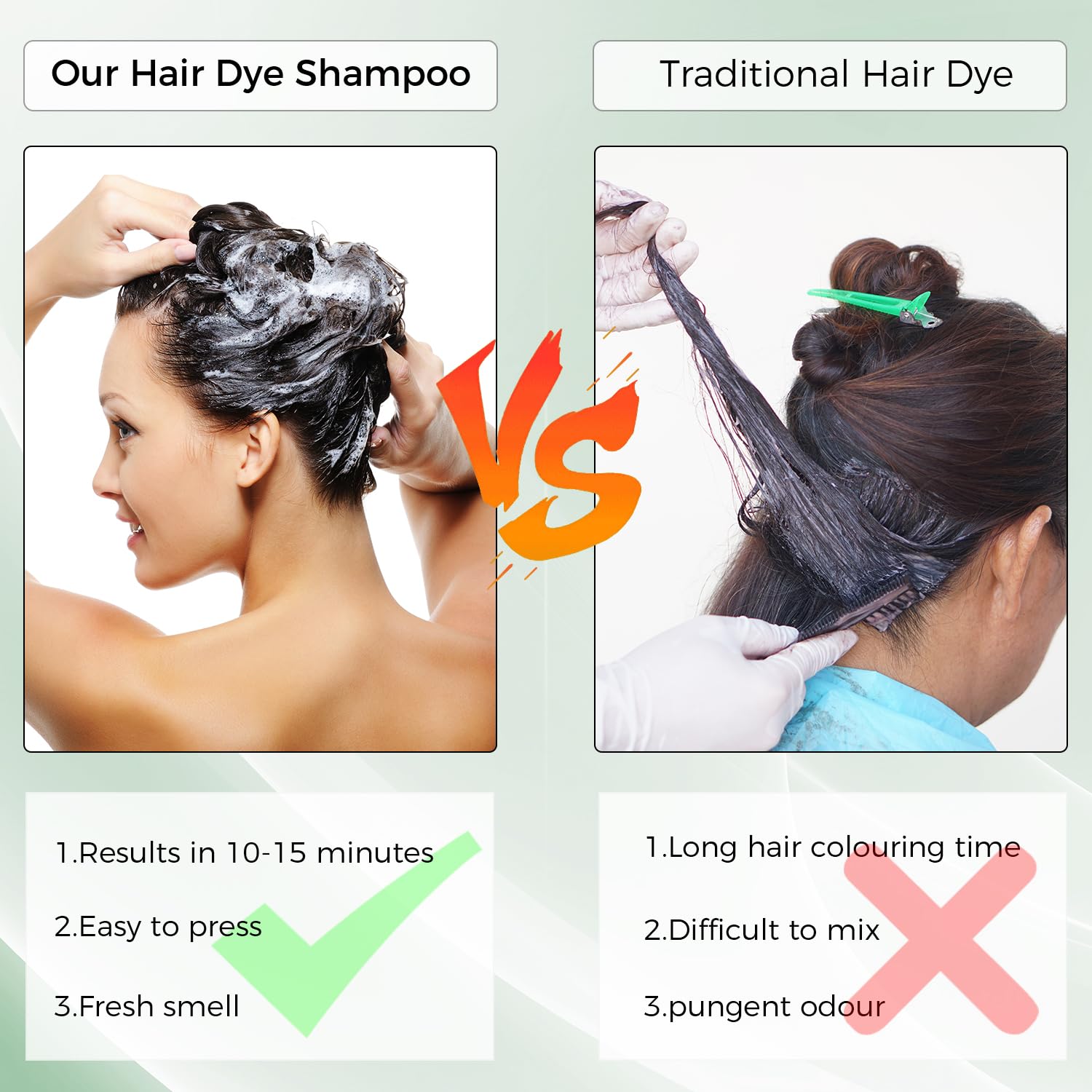 KAISASA easy-application with no tools required delivers quick color