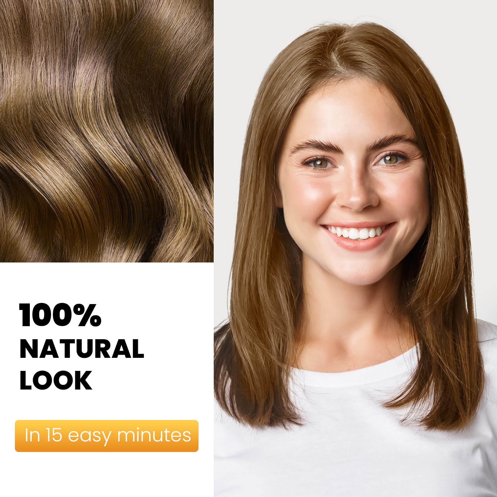 KAISASA Hair Dye Shampoo 7-10 Chestnut Brown foam close-up demonstrates rich, even lather.