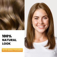 KAISASA Hair Dye Shampoo 7-10 Chestnut Brown foam close-up demonstrates rich, even lather.