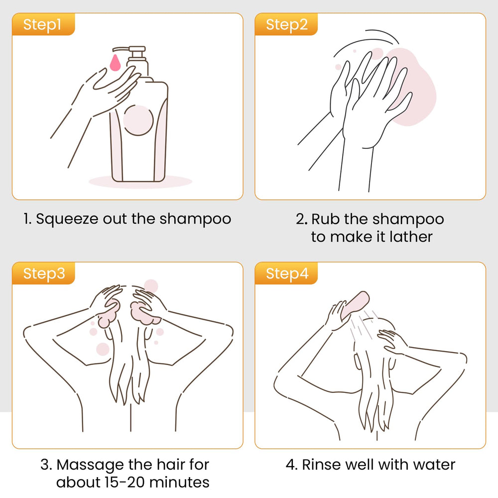 KAISASA Hair Dye Shampoo 7-10 Chestnut Brown ingredients card highlights nourishing components.