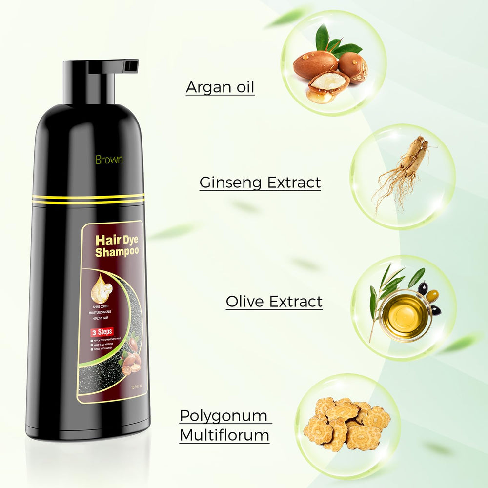 KAISASA Hair Dye Shampoo application on hair demonstrates even coverage