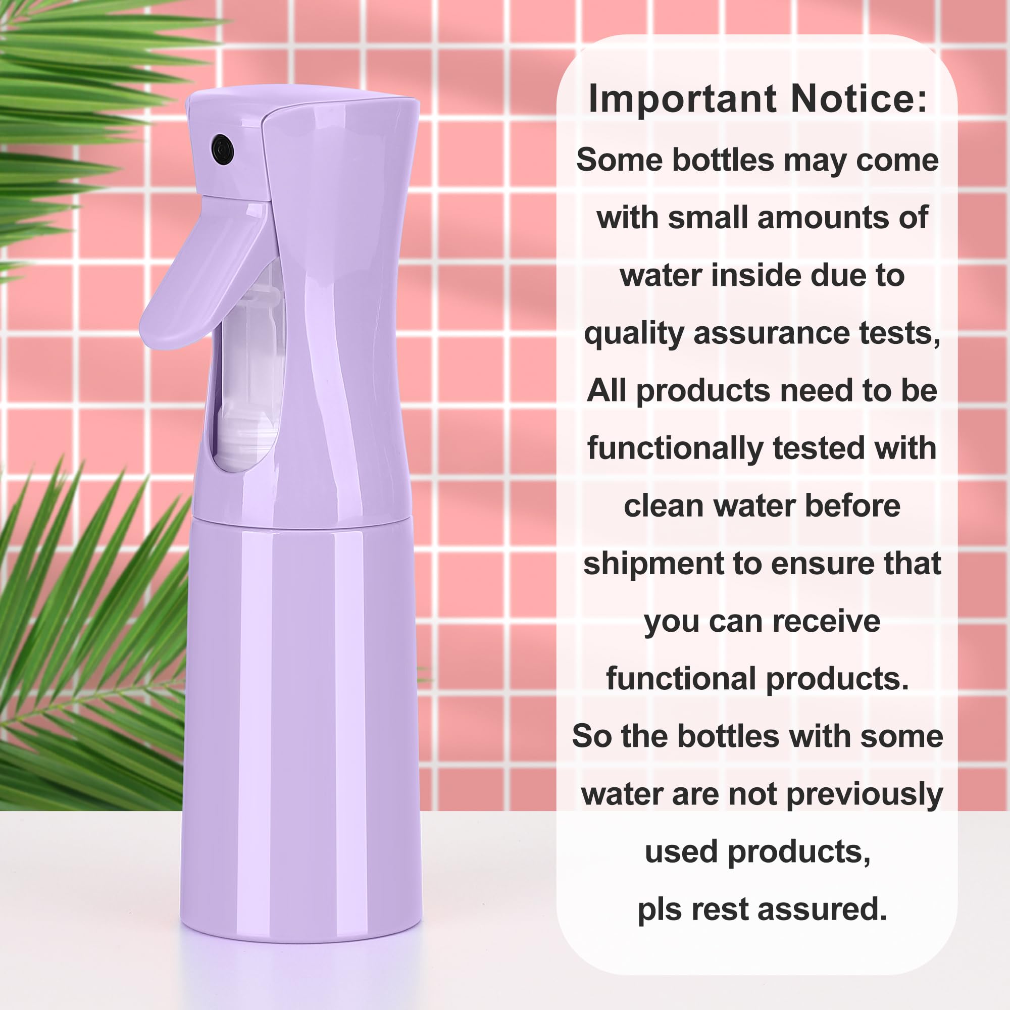 KAIZHOUZHOU fine mist nozzle helps prevent clogging and ensures consistent spray.