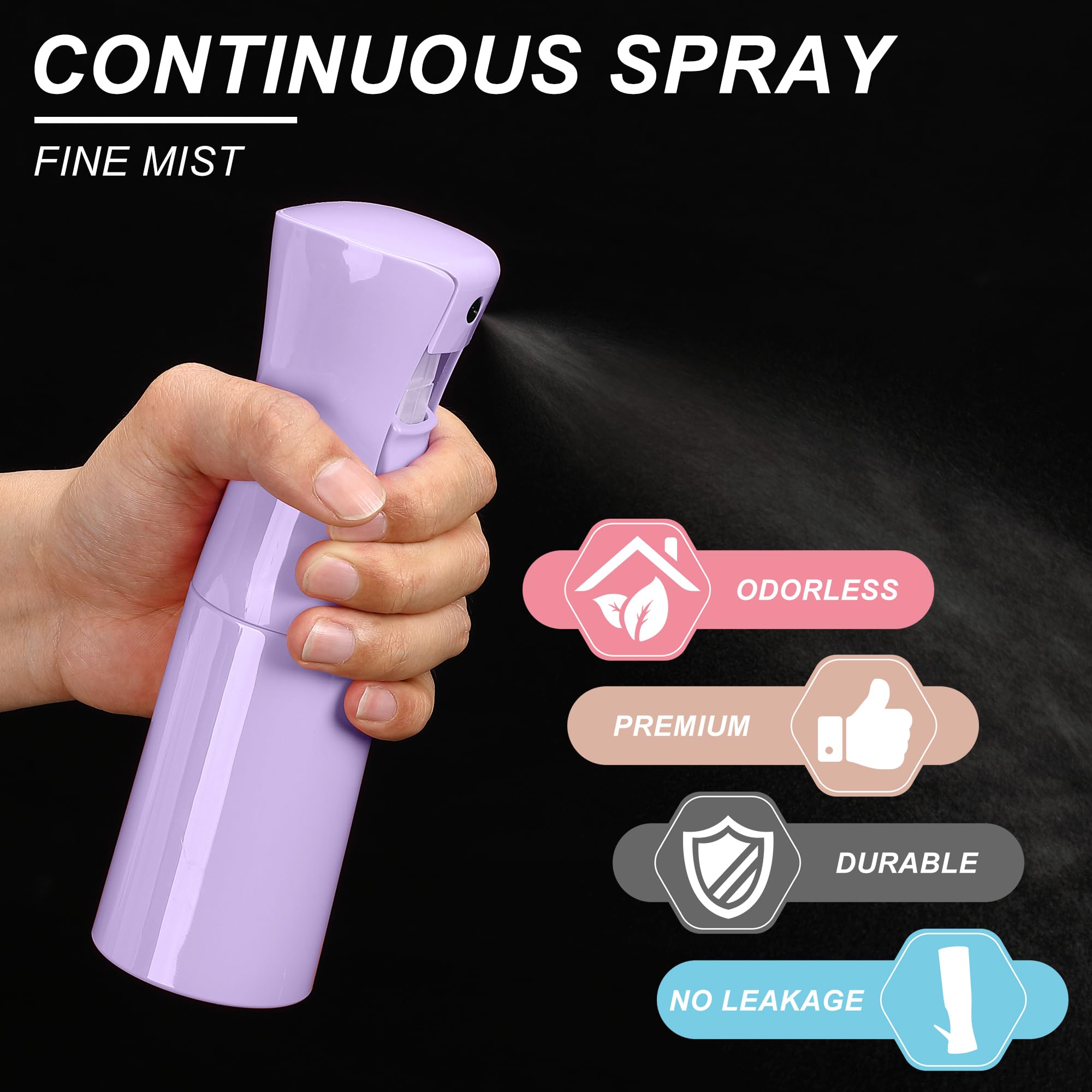 KAIZHOUZHOU multi-purpose spray bottle for cleaning and ironing tasks.