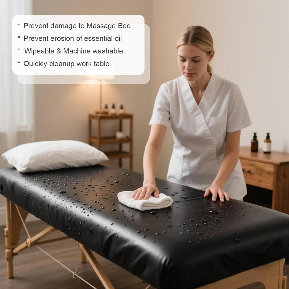 KAKU HOME esthetician bed cover is washable and reusable