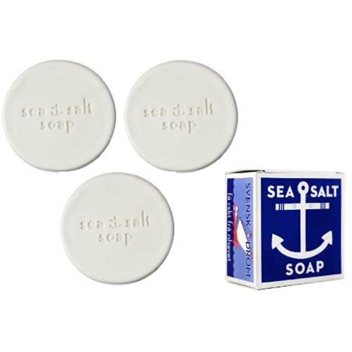 Kala Swedish Dream Sea Salt Soap pack of 3 bars ready for a refreshing skin care ritual.