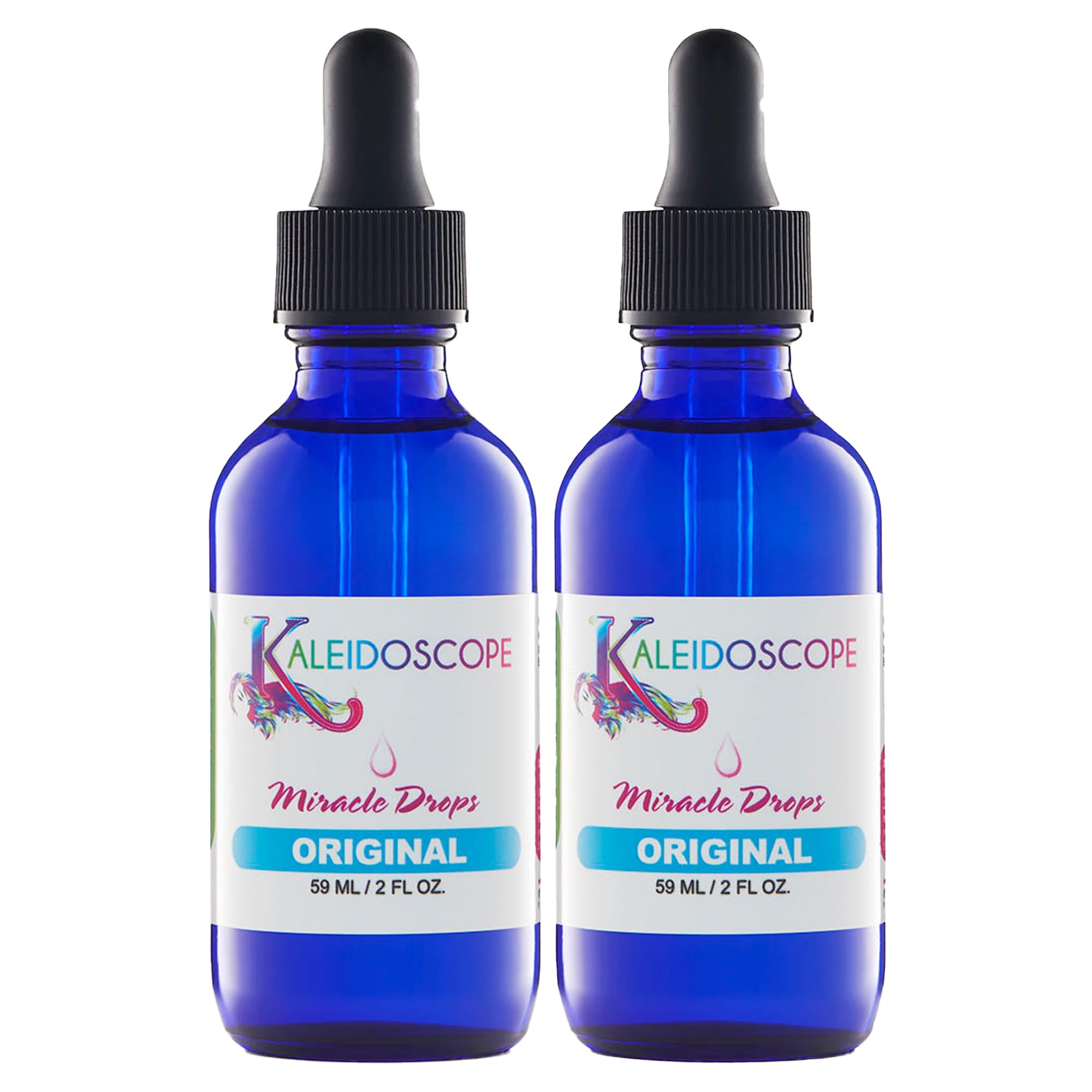 Kaleidoscope Miracle Drops dropper bottle for fast-absorbing scalp care